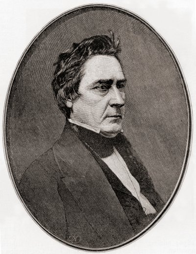 David Rice Atchison, da The Century Magazine, pubblicato 1887 da Unbekannt Unbekannt
