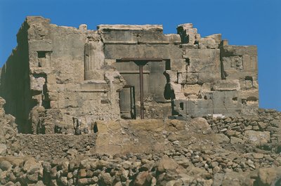 Antico Aghurmi a Siwa (Siwah) Oasis. Tempio dell