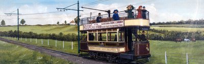 Treno elettrico delle Burton & Ashby Light Railways da Unbekannt Unbekannt