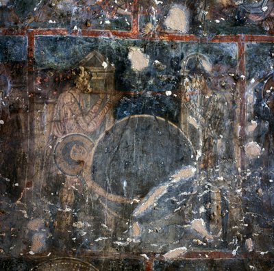 Affresco nel monastero di Agios Georgios, Diavaide, Creta, Grecia (foto) da Unbekannt Unbekannt