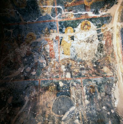 Affreschi sul soffitto del monastero di Agios Georgios, Diavaide, Creta, Grecia da Unbekannt Unbekannt