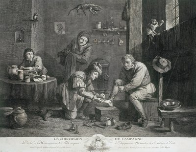 Medicina Generale Il chirurgo di campagna, c 1747 da Unbekannt Unbekannt