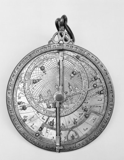 Astrolabio planisferico islamico, c 1650 da Unbekannt Unbekannt