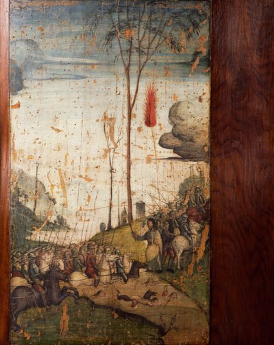 Italia, Milano, Chiesa di Santa Maria delle Grazie, Vecchia Sagrestia, Attraversamento del Mar Rosso, tavola dipinta da Unbekannt Unbekannt