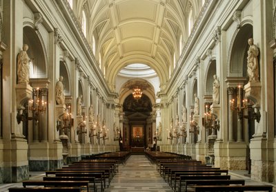 Italia, Regione Sicilia, Palermo, cattedrale, interno, navata da Unbekannt Unbekannt