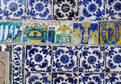 Decorazione di piastrelle in maiolica (XVII secolo), Patriarcato Armeno di Gerusalemme, Città Vecchia di Gerusalemme (Lista del Patrimonio Mondiale dell