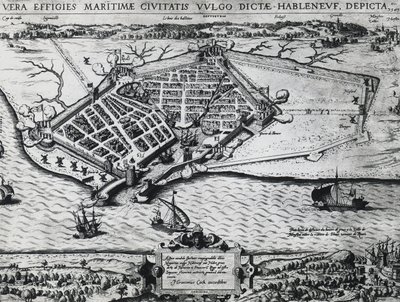 Mappa di Le Havre da Unbekannt Unbekannt