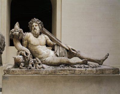 Statua in marmo rappresentante il fiume Tevere, Tempio di Iside e Serapide, Da Roma da Unbekannt Unbekannt
