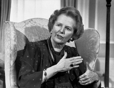 Margaret Thatcher, politica britannica, aprile 1987 da Unbekannt Unbekannt
