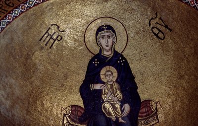 Mosaico della Vergine Maria dall
