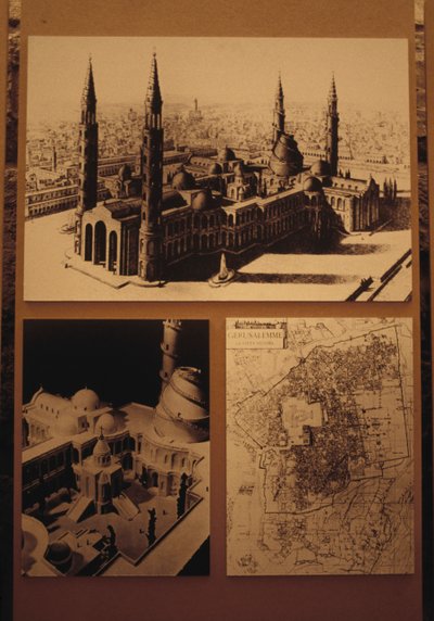 Piani e disegni della Città Vecchia di Gerusalemme, Museo della Torre di Davide di Gerusalemme da Unbekannt Unbekannt