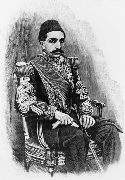 Ritratto di Abdul Hamid II, 34º Sultano dell