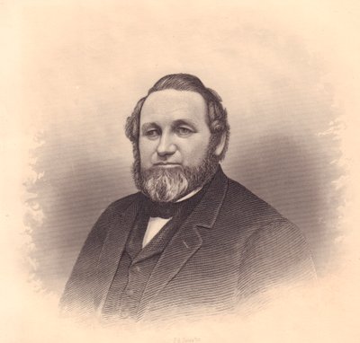 Ritratto di Abel Minard, incisione di F E Jones da ladies