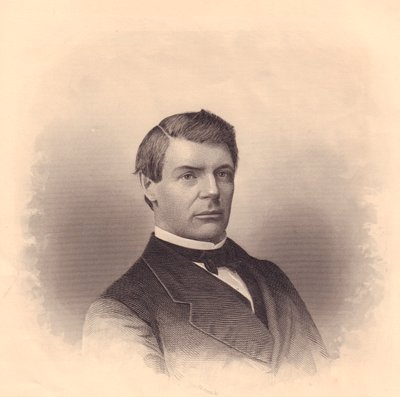 Ritratto del vescovo metodista americano John Morgan Walden (1831-1914), incisione di FE Jones, circa 1870 da Unbekannt Unbekannt