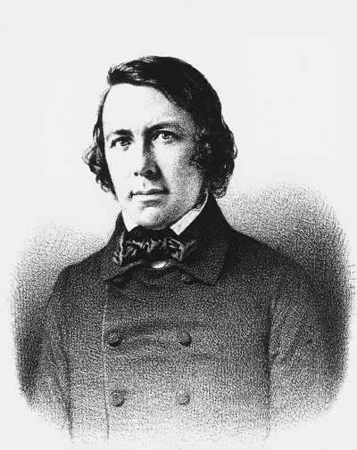 Ritratto di Charles Forbes de Montalembert, politico, giornalista e filosofo francese, incisione da Unbekannt Unbekannt
