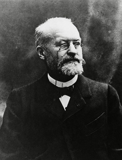 Ritratto di Charles Louis Alphonse Laveran, batteriologo medico francese, Premio Nobel per la Medicina nel 1907, foto di Eugene Pirou da Unbekannt Unbekannt