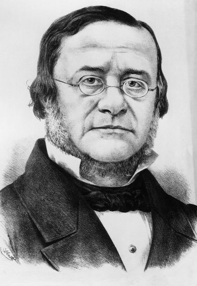 Ritratto di Daniele Manin, patriota e politico italiano, Presidente della Repubblica di San Marco, incisione da disegno di Watt da Unbekannt Unbekannt
