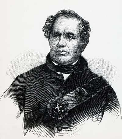 Ritratto di Eleazar Williams (1788-1858), pastore anglicano, che affermava fraudolentemente di essere il Delfino di Francia, incisione da Unbekannt Unbekannt