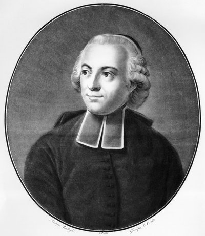 Ritratto di Etienne Bonnot de Condillac, economista, filosofo ed epistemologo francese, incisione da Unbekannt Unbekannt