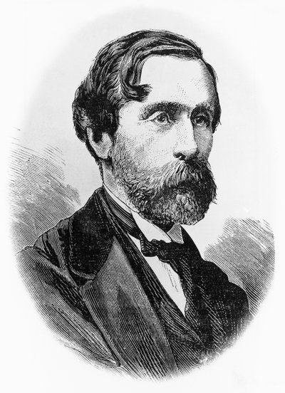 Ritratto di Giulio Carcano (1812-1884), politico, scrittore e giornalista italiano, incisione da Unbekannt Unbekannt
