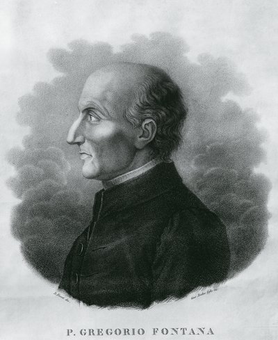 Ritratto di Gregorio Fontana (1735-1803), matematico italiano, incisione da Unbekannt Unbekannt