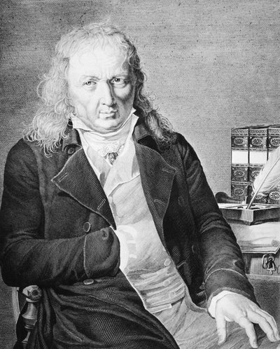 Ritratto di Jacques Bernardin Henri de Saint-Pierre, scrittore e botanico francese, incisione da Unbekannt Unbekannt