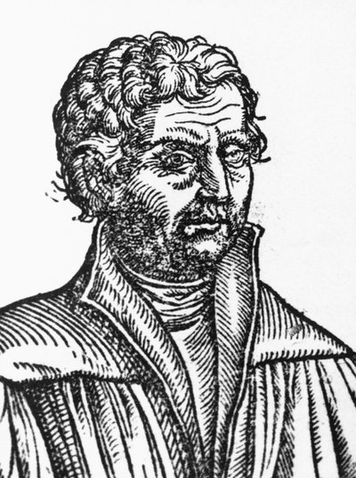Ritratto di Johannes Reuchlin (1455-1522), filosofo e umanista tedesco, incisione da Unbekannt Unbekannt