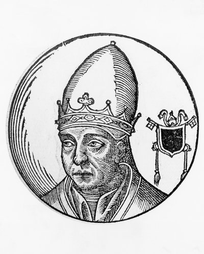 Ritratto di Niccolò II (Gerardo di Borgogna, morto nel 1061) da Unbekannt Unbekannt