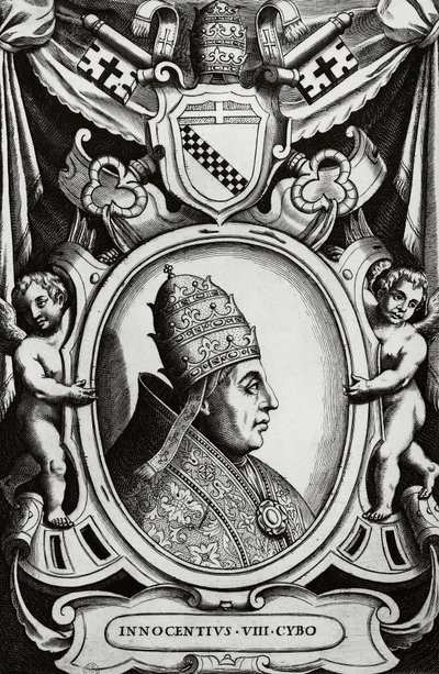 Ritratto di Papa Innocenzo VIII (Giovanni Battista Cybo) da Unbekannt Unbekannt