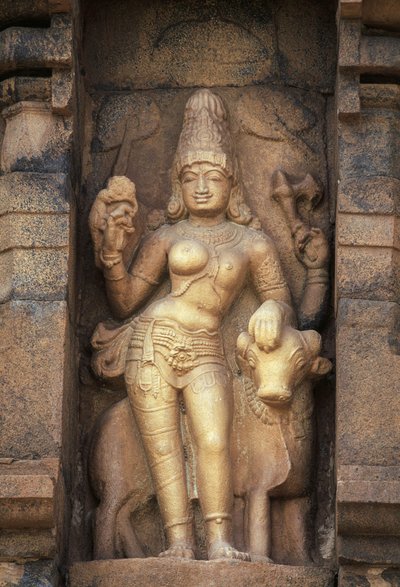 Rilievo che raffigura Parvati, tempio Brihadisvara, Gangaikonda Cholapuram, Tamil Nadu, India da Unbekannt Unbekannt