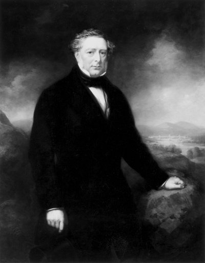Robert Stephenson, ingegnere meccanico e strutturale inglese, c 1850-1859 da Unbekannt Unbekannt