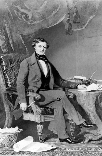 Thomas Brassey, imprenditore ferroviario e ingegnere britannico, c 1830s da Unbekannt Unbekannt
