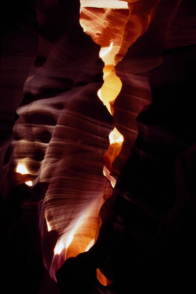 USA, Arizona, Upper Antelope Canyon, Inside Corkscrew Canyon da Unbekannt Unbekannt