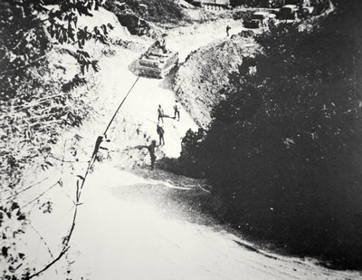 Veduta del Sentiero di Ho Chi Minh in Laos da Unbekannt Unbekannt
