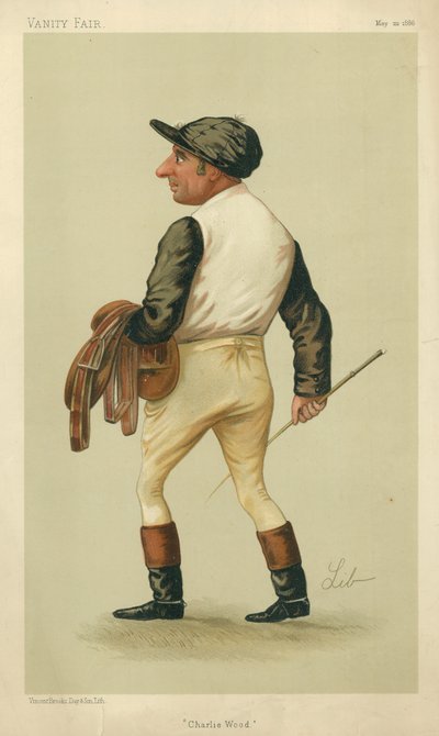 Charles Wood, Charlie Wood, 22 maggio 1886, caricatura di Vanity Fair da Liborio Prosperi
