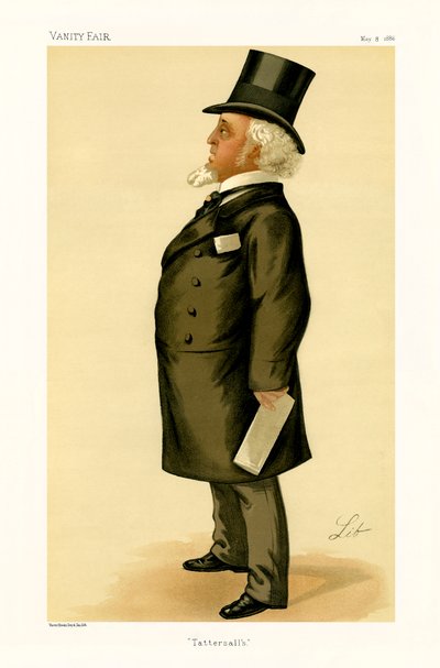 Edmund Tattersall - ritratto in piedi da Liborio Prosperi