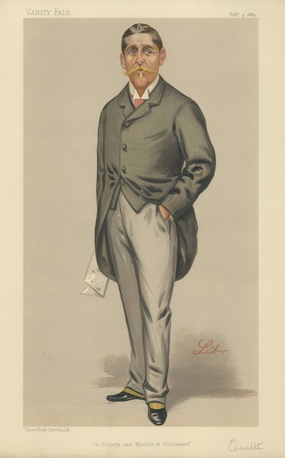 Mr William Cuthbert Quilter da Liborio Prosperi