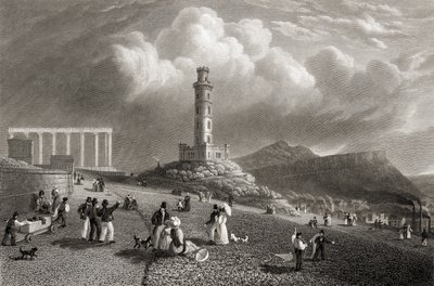 Monumento a Nelson, Calton Hill, Edimburgo, da 