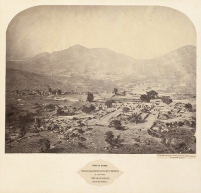 Vedute di Mysore: tempio di Bhoganarasimhaswamis, nella fortezza, Devarayadroog..., 1862-1865 da Lieutenant Colonel Henry Dixon