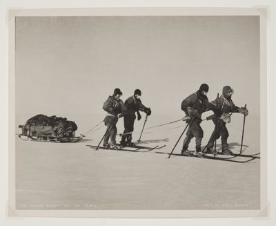 Il gruppo polare sulla pista da Lieutenant Henry Robertson Bowers