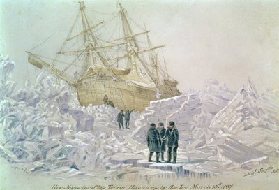 Incidente durante un viaggio commerciale: HMS Terror sollevata dal ghiaccio, 15 marzo 1837 da Lieutenant Smyth