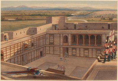 Assalto di Ghuznee. Il 17° Reggimento entra nella Cittadella, 23 luglio 1839 da Lieutenant Thomas (after) Wingate