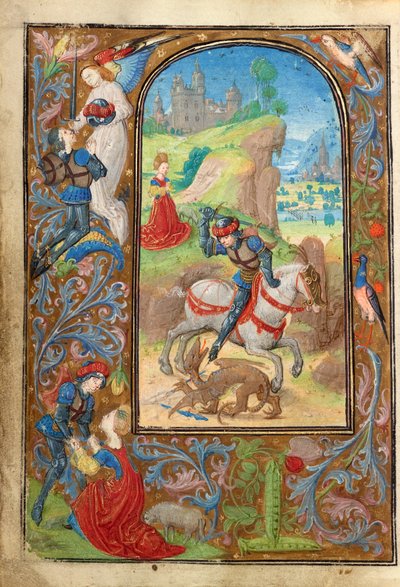 San Giorgio e il drago da Lieven van Lathem