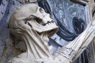 Scorticato, o lo scheletro (dettaglio) da Ligier Richier