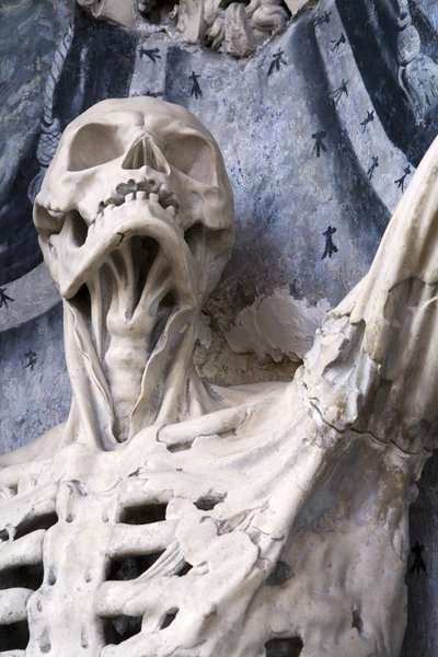 Scorticato, o Lo scheletro (dettaglio) da Ligier Richier