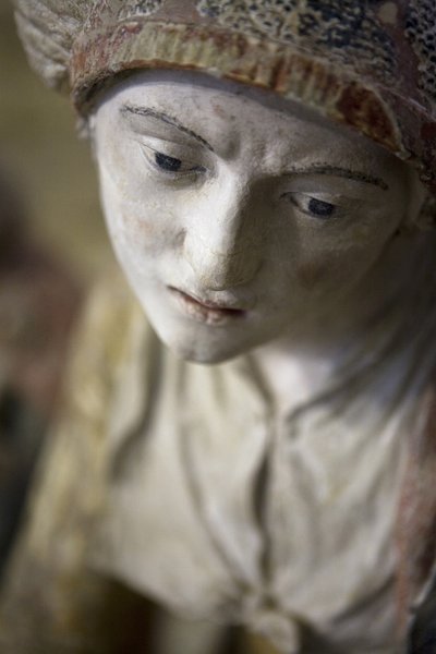 Santa donna con un cappellino da Ligier Richier