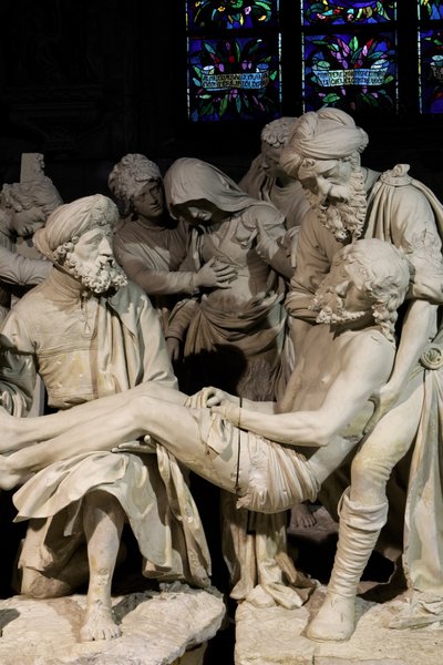La sepoltura e lo svenimento della Vergine da Ligier Richier