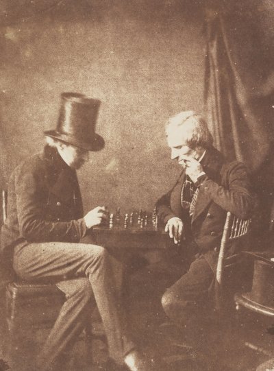 I Giocatori di Scacchi da Likely by Antoine François Jean Claudet.