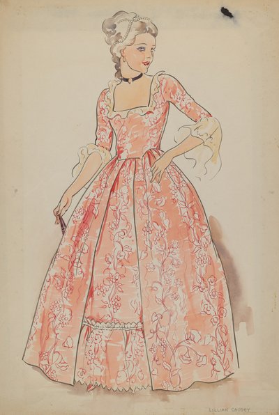 Abito, c. 1936 da Lillian Causey
