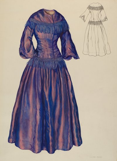 Abito, c. 1940 da Lillian Causey